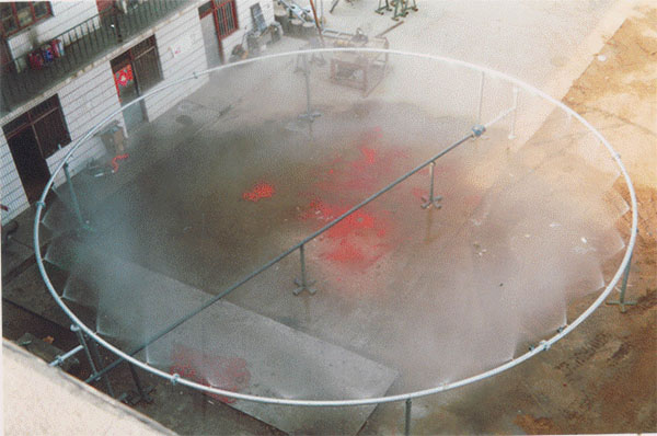 水霧搭接和水流量性能參數(shù)試驗(yàn)